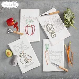 Mud Pie Kitchen Tea Towel with Tool